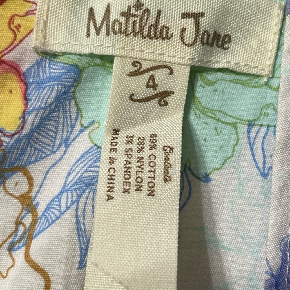 Matilda Jane Hello Lovely Field of Fireflies Dress - Size 4 - Picture 2 of 5
